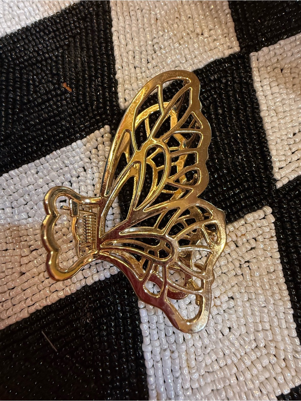 NWOT Gold Butterfly Hair Clip